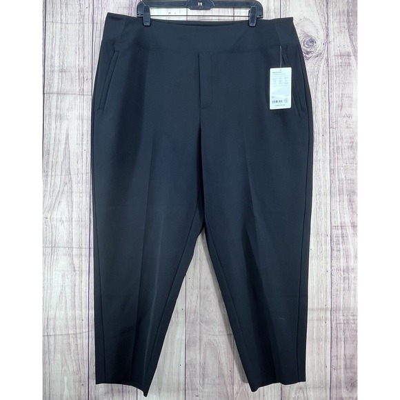 New Athleta Endless High Rise Pant Women's Plus Size 20 Black Breathable Comfy - Picture 1 of 6